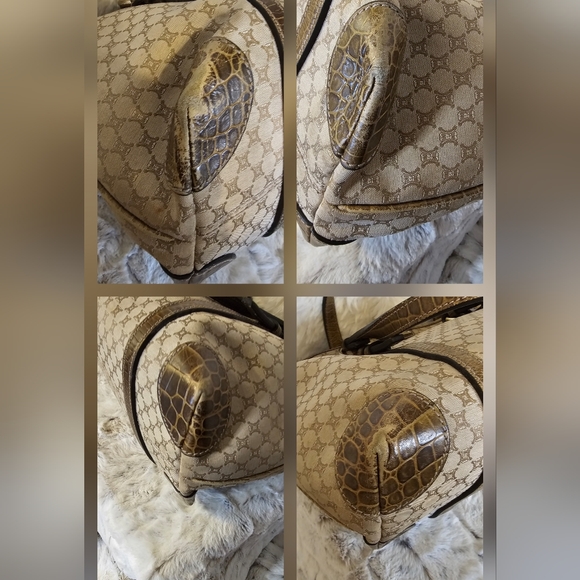 Celine Beige and Brown Patterned Tote - Picture 16 of 16